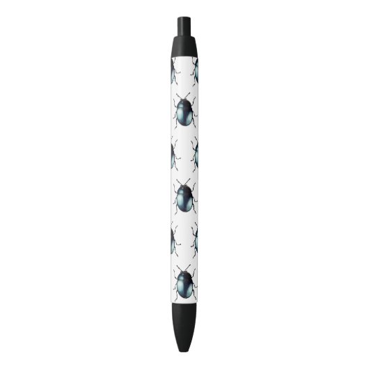 Stylo Noir motif de bogue cool (devant Vertical)