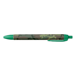 Stylo Noir Motif de brun de vert de Camo de camouflage