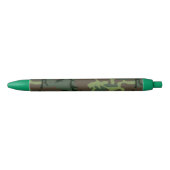 Stylo Noir Motif de brun de vert de Camo de camouflage (Devant)