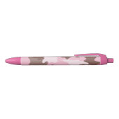 Stylo Noir Motif de Camouflage de fillette rose (Haut)