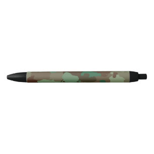 Stylo Noir Motif de camouflage militaire (Forces armées)