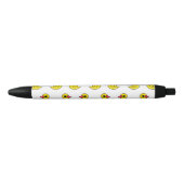 Stylo Noir Motif de canard en caoutchouc Imprimer  (Devant)