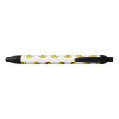 Stylo Noir Motif de canard en caoutchouc Imprimer  (Dos)