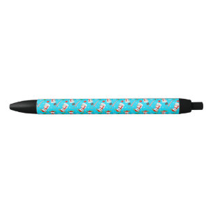 Stylo Noir Motif de célébration de Noël Bonhomme de neige de 
