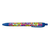 Stylo Noir Motif de cercles (Bas)