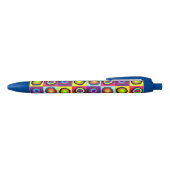 Stylo Noir Motif de cercles (Haut)