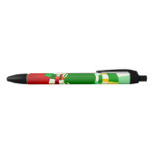 Stylo Noir Motif de cercles abstraits (Haut)