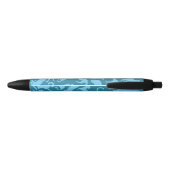 Stylo Noir Motif de chat bleu (Dos)