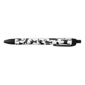 Stylo Noir Motif de chat noir (Bas)