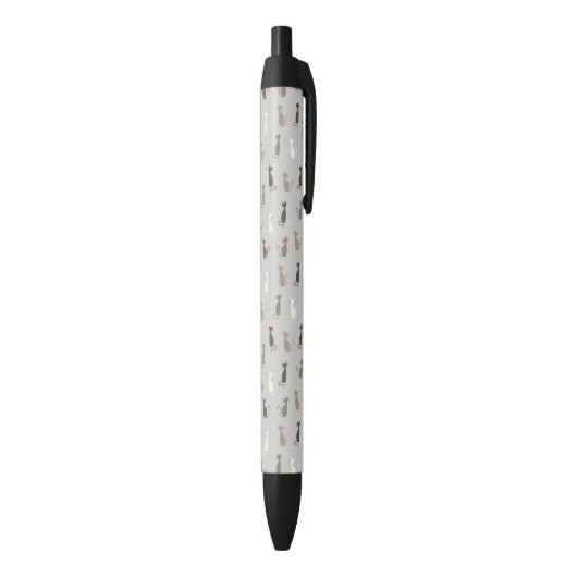 Stylo Noir Motif de chats (Bas (Vertical))