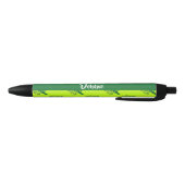 Stylo Noir Motif de chêne vert (Bas)
