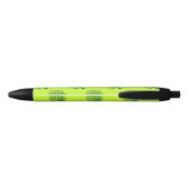 Stylo Noir Motif de chêne vert (Dos)