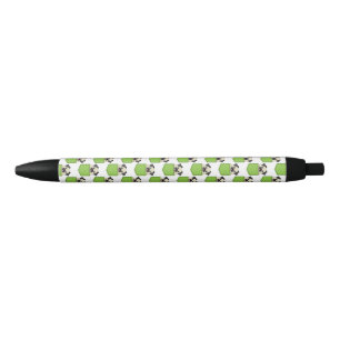 Stylo Noir Motif de chien de poche