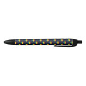 Stylo Noir Motif de coeur Rainbow 8 Bit (Bas)
