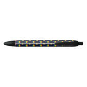 Stylo Noir Motif de coeur Rainbow 8 Bit (Dos)