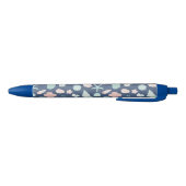 Stylo Noir motif de coquillages (Bas)