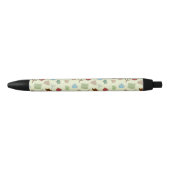 Stylo Noir Motif de cuisine (Devant)