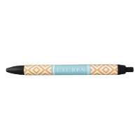 Motif de diamants d'orange et d'Aqua