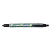 Stylo Noir Motif de drapeau de lama d'aquarelle (Dos)