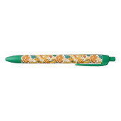Stylo Noir Motif de fleurs de champignons Super rétro (Bas)