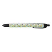 Stylo Noir Motif de fruits tropicaux d'été (Bas)