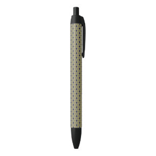 Stylo Noir Motif de grille or - Couleur Arrière - plan Person
