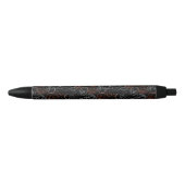 Stylo Noir Motif de Halloween (Devant)