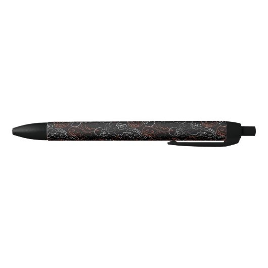 Stylo Noir Motif de Halloween (Bas)