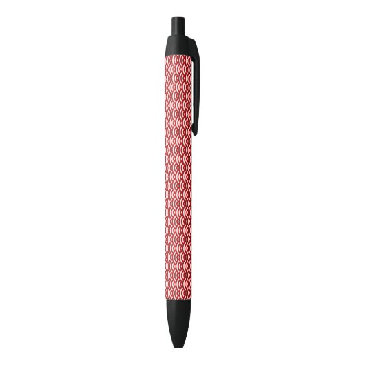 Stylo Noir Motif de Japonais (Bas (Vertical))