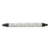 Stylo Noir Motif de jardin (Devant)