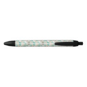 Stylo Noir Motif de jardin (Dos)