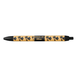 Stylo Noir Motif de la casquette moderne noire et jaune