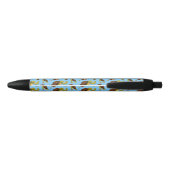 Stylo Noir Motif de la tortue de mer (Dos)