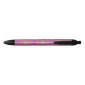 Stylo Noir motif de lapins de Pâques (Dos)