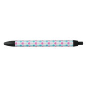 Stylo Noir Motif de méduses, Mignonne méduse, Sea Animaux (Devant)