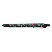 Stylo Noir Motif de microbiologiste (Bas)