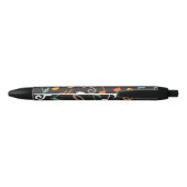 Stylo Noir motif de note de musique (Dos)