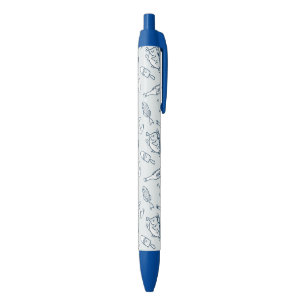 Stylo Noir Motif de nourriture