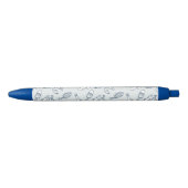 Stylo Noir Motif de nourriture (Devant)