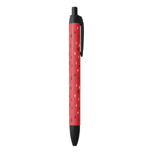 Stylo Noir Motif de pastèque