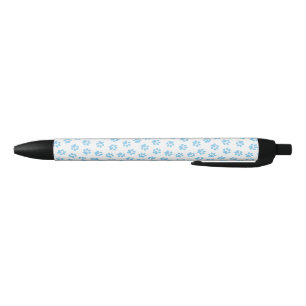 Stylo Noir Motif De Pâtes, Poches De Chien, Bébé Pâtes Bleues