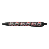 Stylo Noir Motif de patinage à roulettes Rockabilly (Bas)