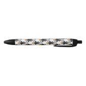 Stylo Noir Motif de pingouin noir et blanc moderne (Bas)