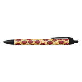 Stylo Noir Motif de pizza de pepperoni (Haut)