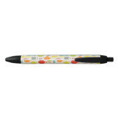 Stylo Noir Motif de plats (Dos)