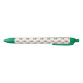 Stylo Noir Motif de point succulent de polka d'aquarelle (Bas)