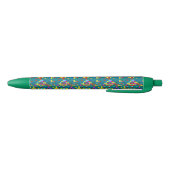 Stylo Noir Motif de points colorés (Bas)