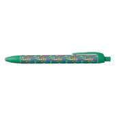 Stylo Noir Motif de points colorés (Haut)
