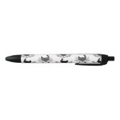 Stylo Noir Motif de poulet sans soudure (Bas)