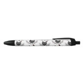 Stylo Noir Motif de poulet sans soudure (Haut)